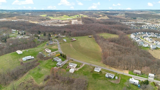 view of aerial view