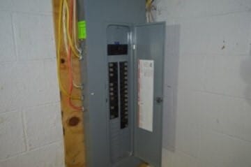 utilities with electric panel