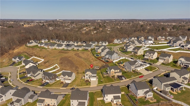 view of aerial view