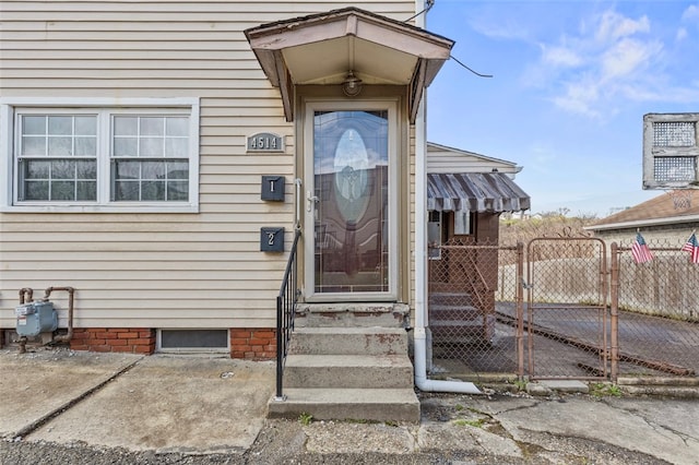 view of property entrance