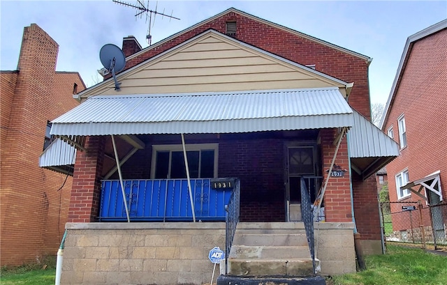 view of front of house