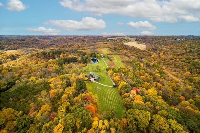 view of drone / aerial view