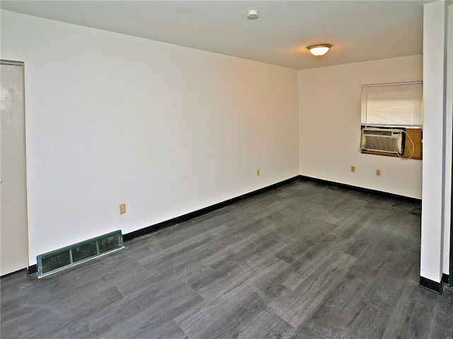 interior space featuring dark hardwood / wood-style flooring