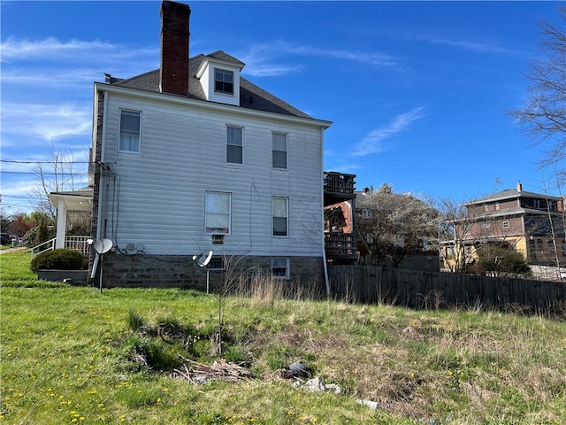 view of back of property