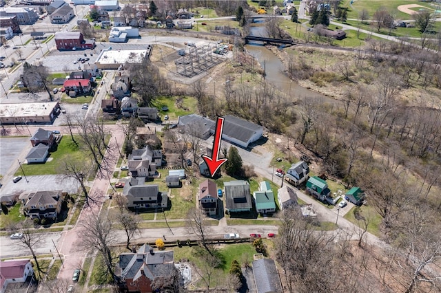 view of aerial view