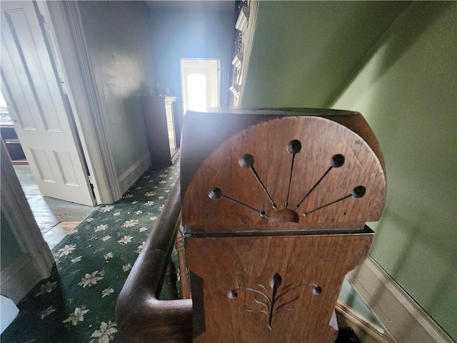 interior details with tile floors