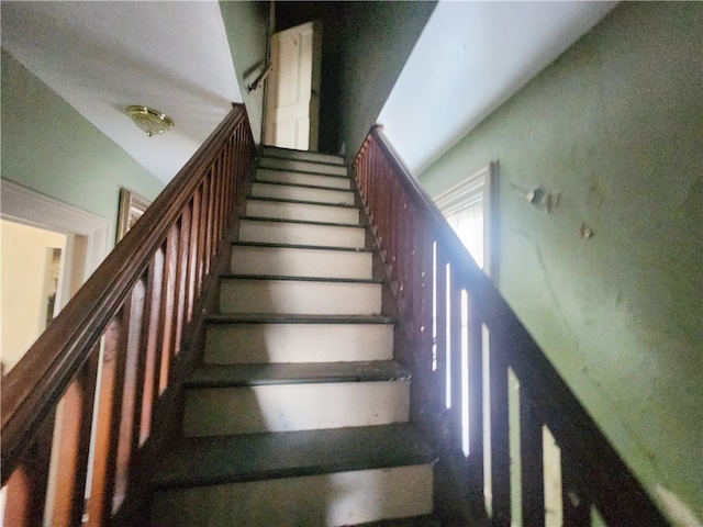 view of staircase