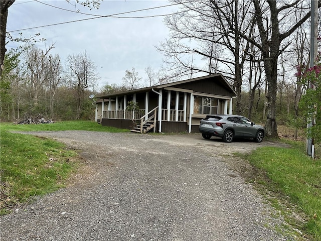 view of front of property