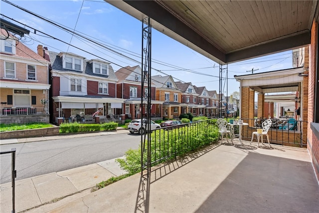 view of patio / terrace featuring a porch