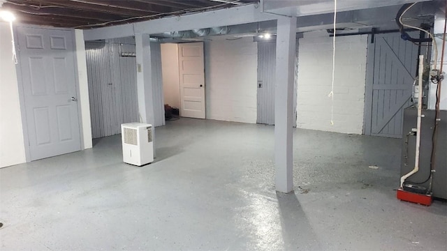 view of basement