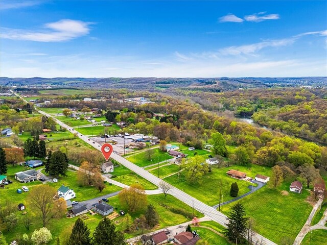 view of aerial view