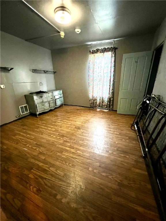 interior space featuring hardwood / wood-style flooring