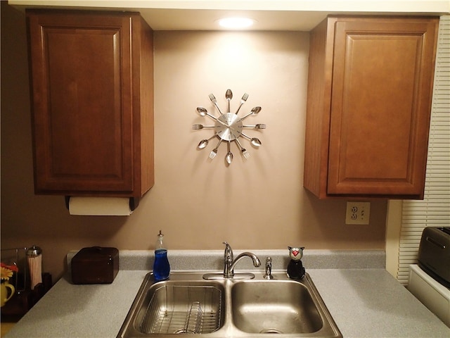 kitchen featuring sink