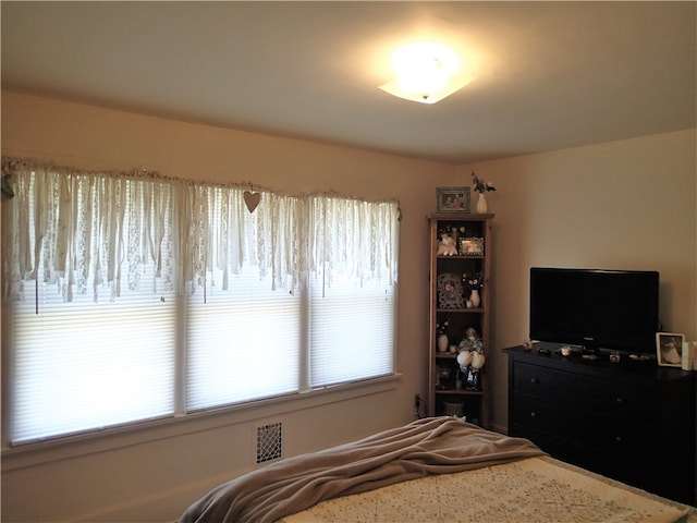 bedroom featuring multiple windows