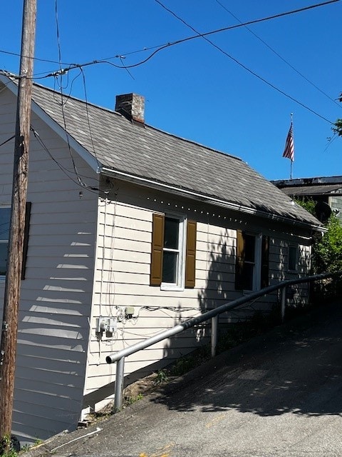 view of side of property