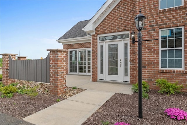 view of property entrance