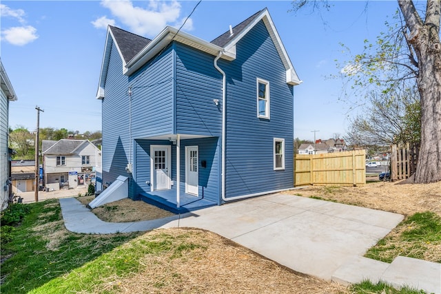 view of back of house