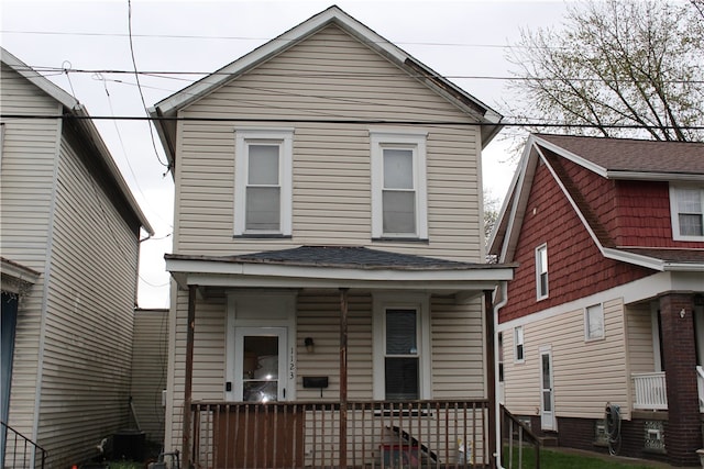 view of front of house featuring a porch