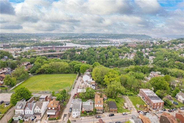 view of aerial view