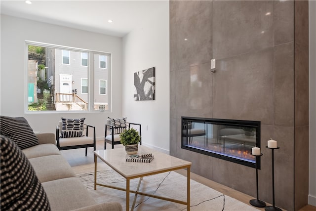 interior space featuring hardwood / wood-style floors