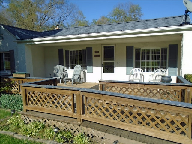 view of front of house with a porch