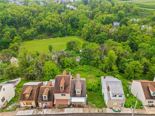 view of aerial view