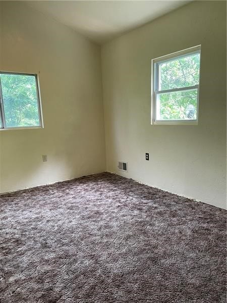 empty room with carpet flooring