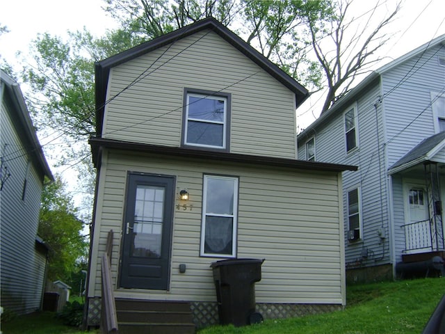 view of back of property