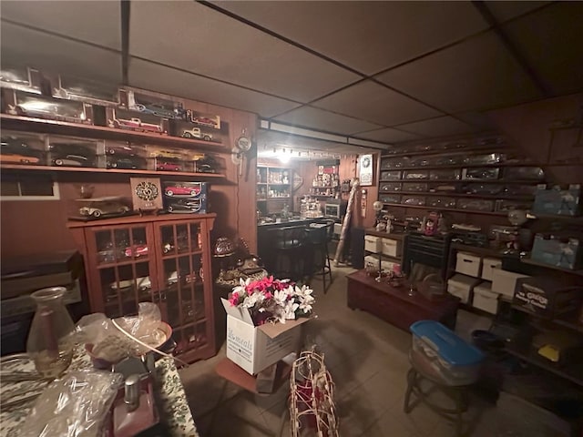 view of storage room