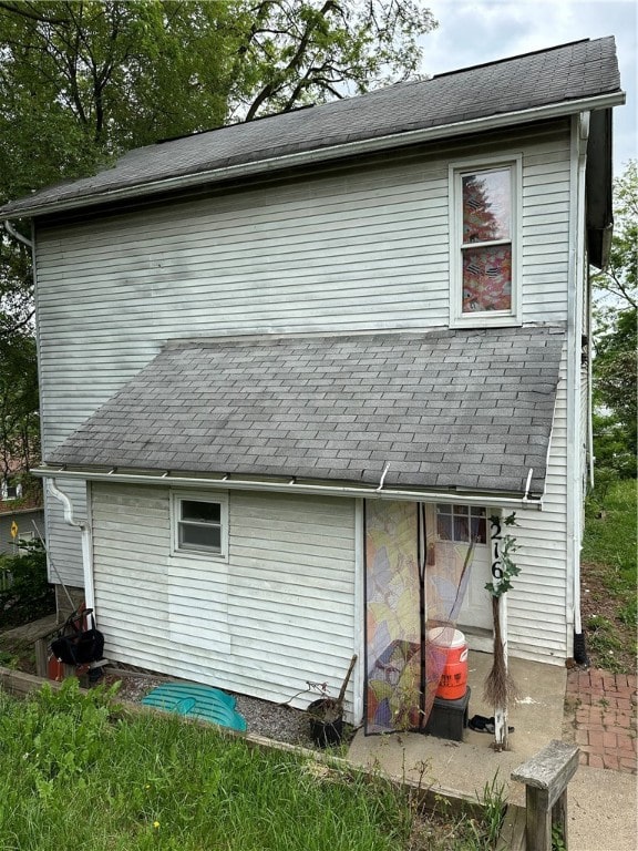 view of back of property