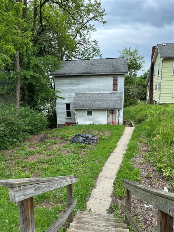 view of rear view of property