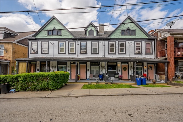 multi unit property featuring covered porch