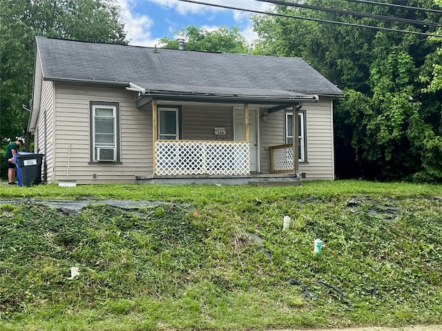 view of front of home with covered porch