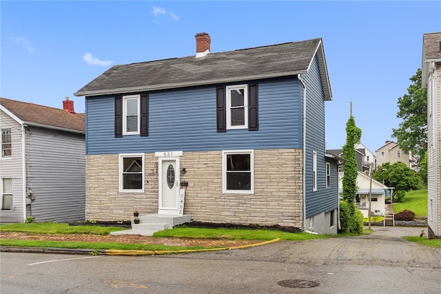 view of front of home