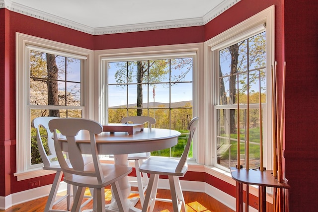 sunroom / solarium featuring plenty of natural light