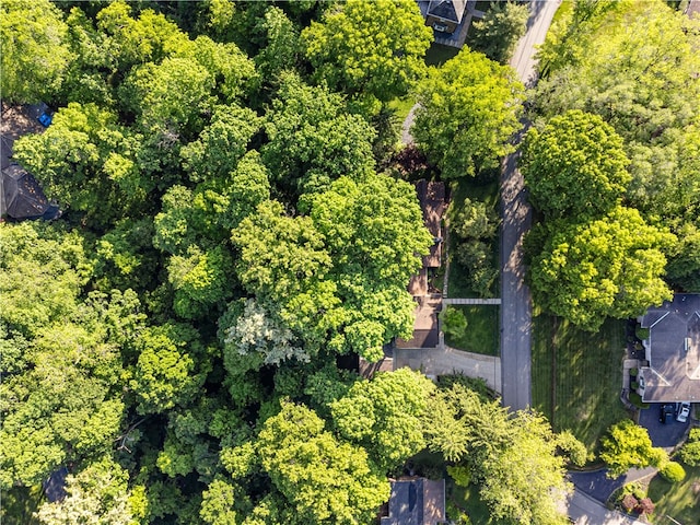 view of aerial view