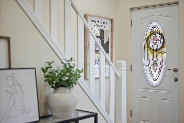 view of foyer