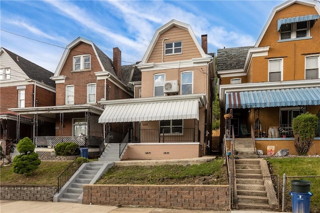 view of front of home featuring a porch