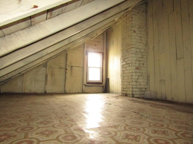 view of attic