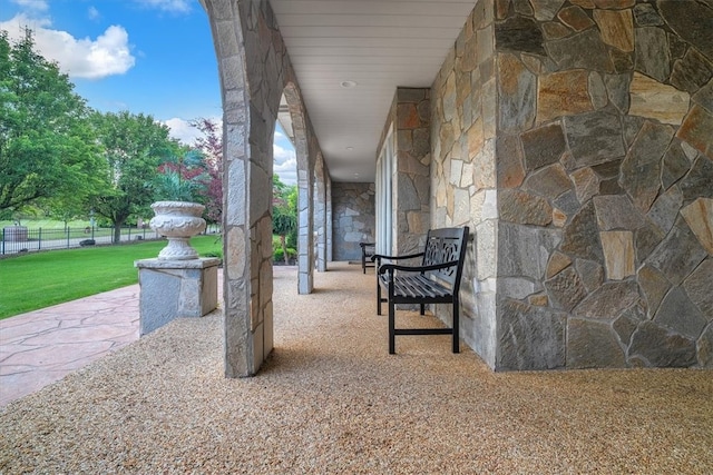 view of patio