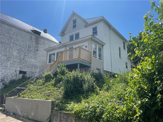 view of rear view of house