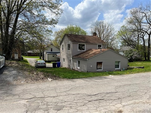 view of rear view of property