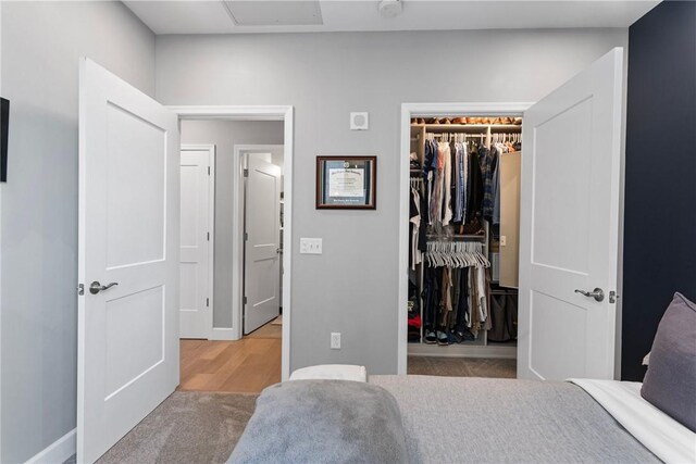 350 Oliver Ave Unit 908, Downtown Pgh, PA 15222 - carpeted bedroom with a spacious closet and a closet