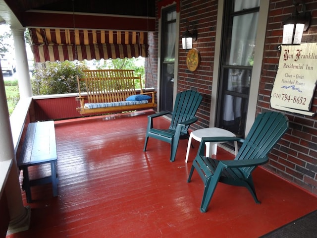 view of deck