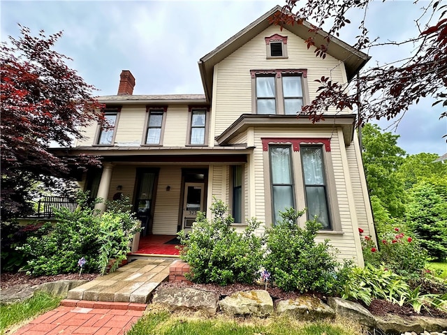 view of victorian house