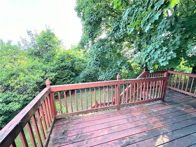 view of deck