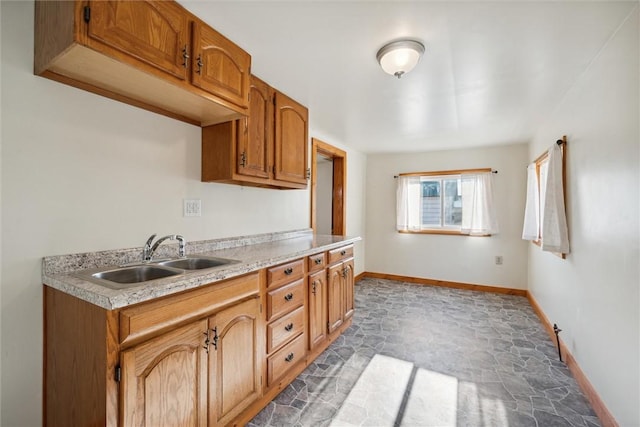 kitchen featuring sink