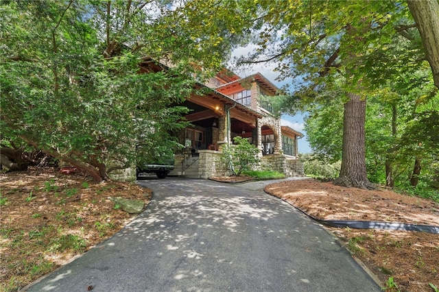 view of craftsman-style house