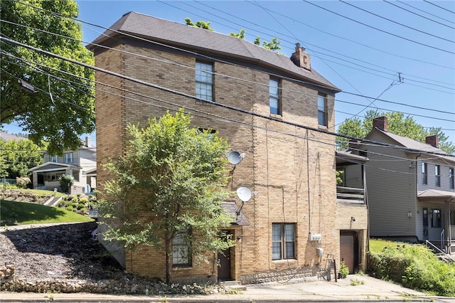 view of rear view of property