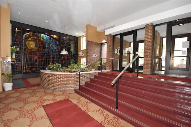 view of reception area